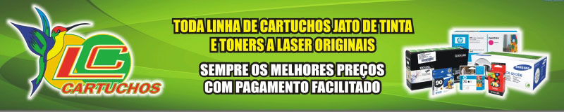Logo LC Cartuchos - Promoção de Aniversário